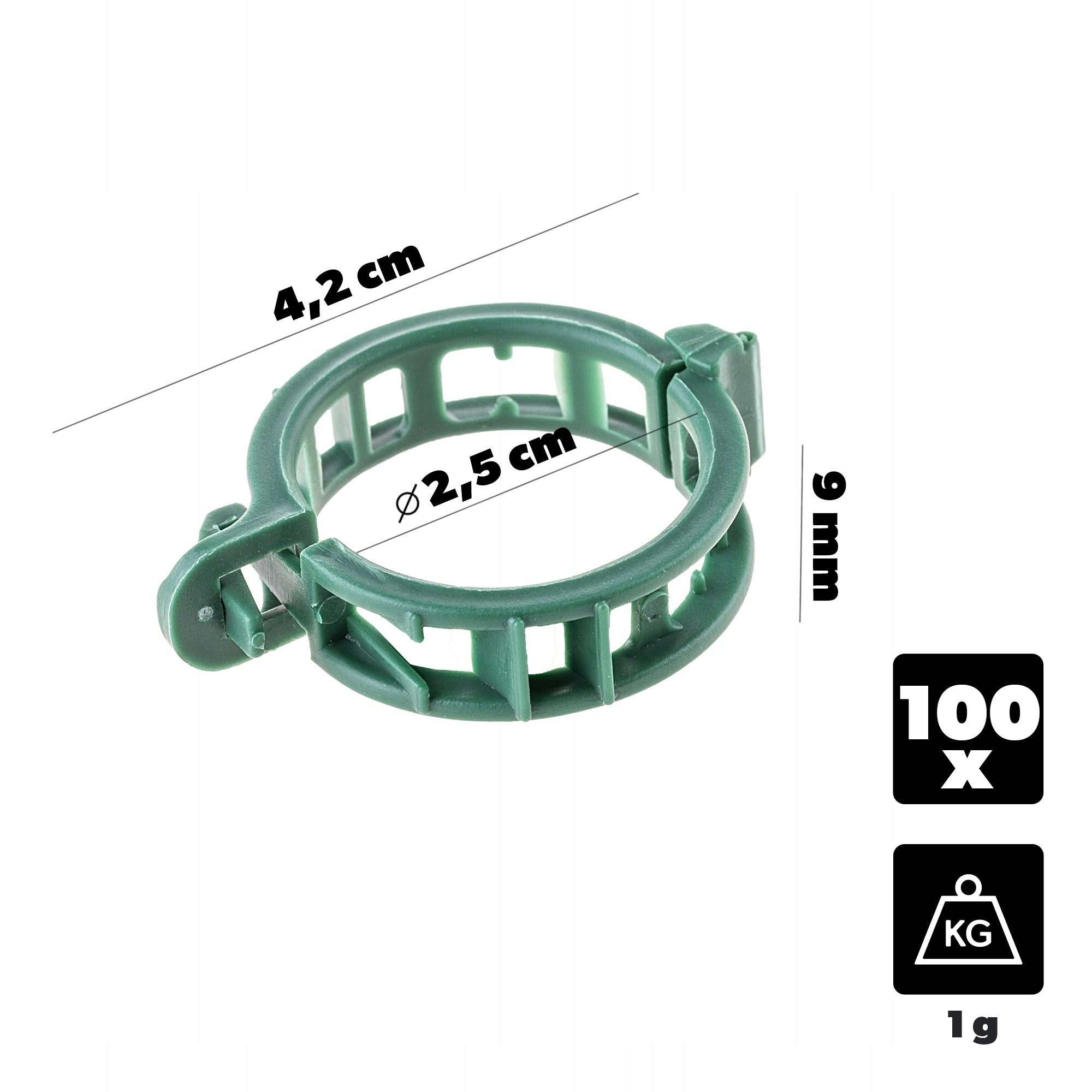 100 PCS PLANT CLIPS CLASPS FIXING STEMS OF TOMATO SHOOTS CUFFLINKS Manufacturer code K16149