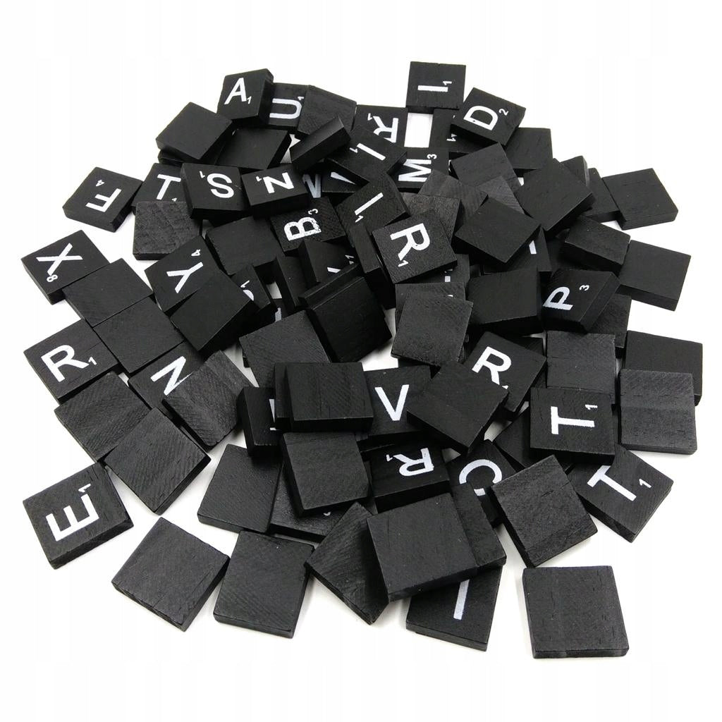100 Pcs/Pack Game Replacement Crafts Bulk 6 Alphabet Wooden Brand no brand