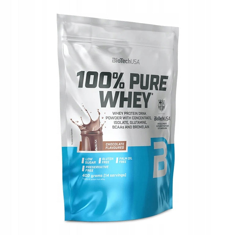 100% Pure Whey tejsavó fehérjepor - 400 g csokoládé