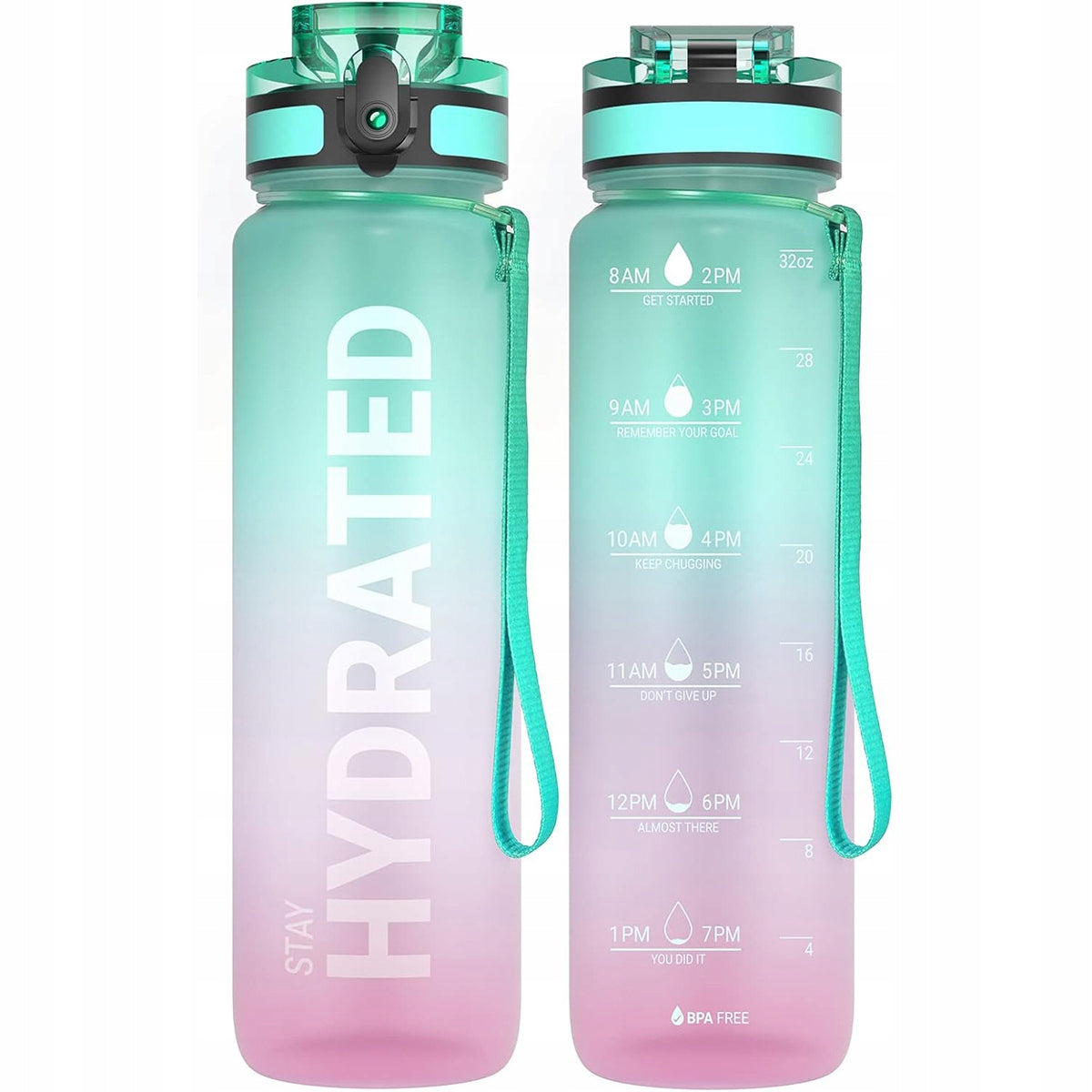 1000 ml BOTTLE WATER BOTTLE DRINK TRITAN SEALED SPORTS WITH GRADUATION Manufacturer code 6942278437307
