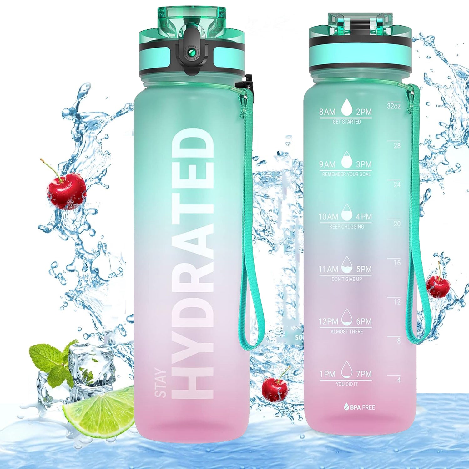 1000ML SPORTS WATER BOTTLE GYM WATER BOTTLE BPA FREE Manufacturer code 6974974867904