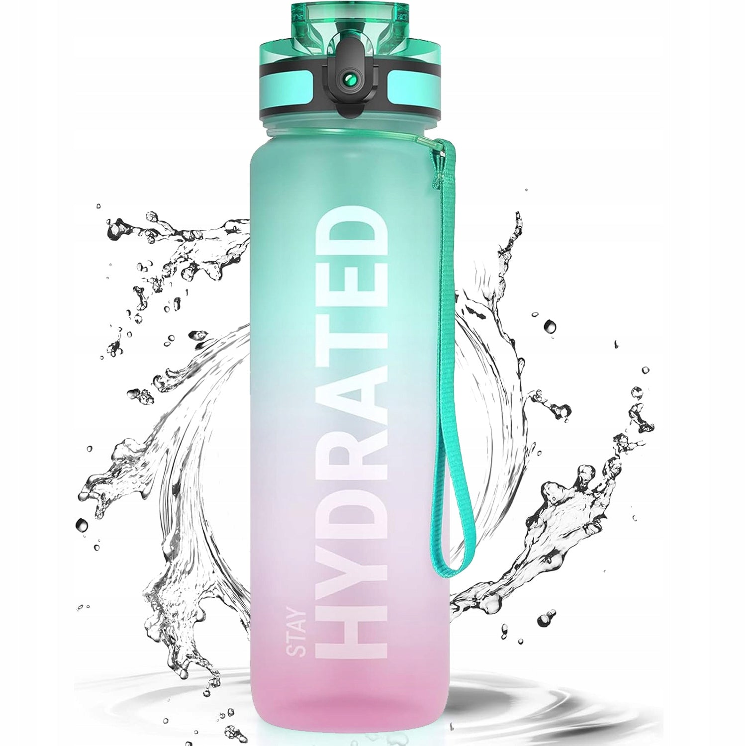 1000ML SPORTS WATER BOTTLE GYM WATER BOTTLE BPA FREE Weight 27.9 g