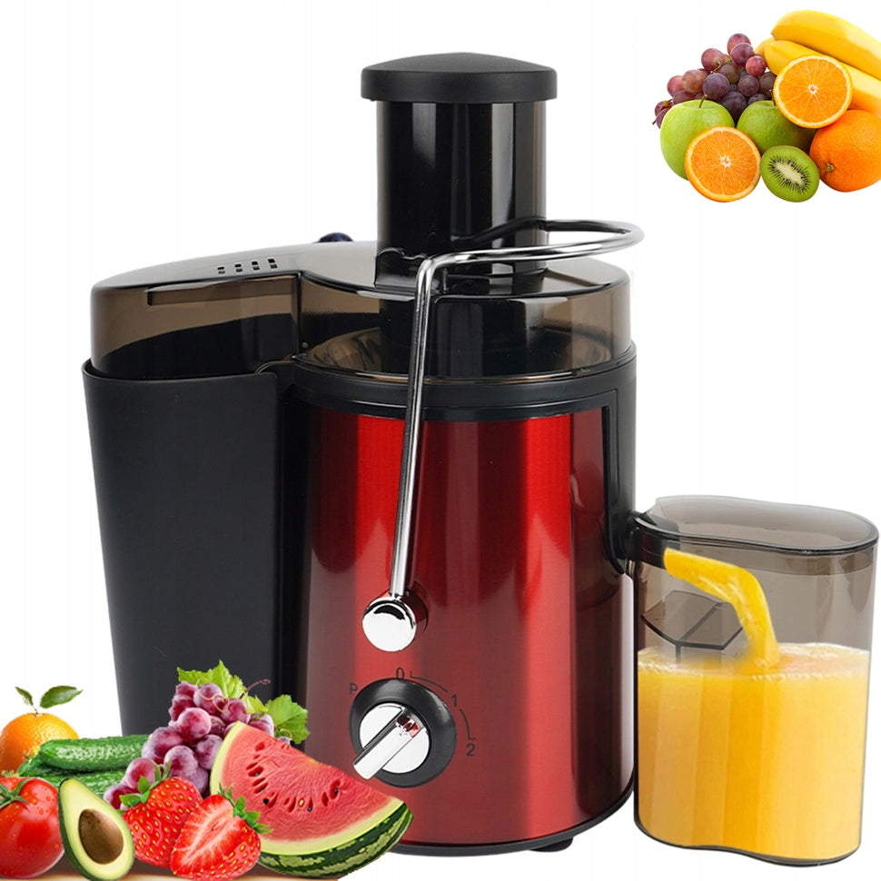 1000W juicer | juice extractor | high power | large opening | 2 speeds -Red
