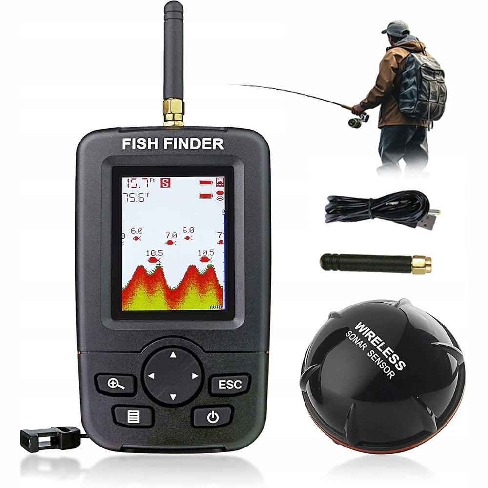 100M SMART SONAR FISH DETECTOR WIRELESS WITH BACKLIGHT Manufacturer code GGHJ4455