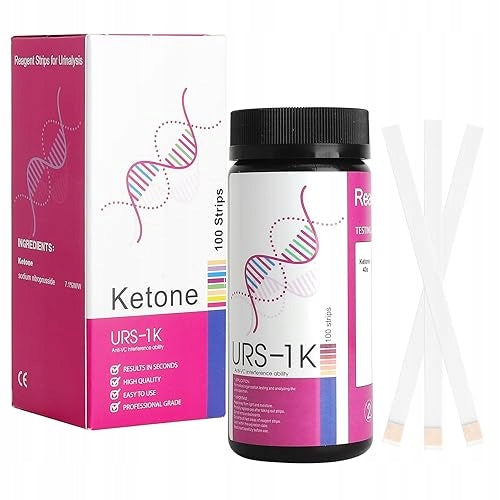 100PCS KETONE TEST STRIPS FAST MEASUREMENT OF STEEL KETONE