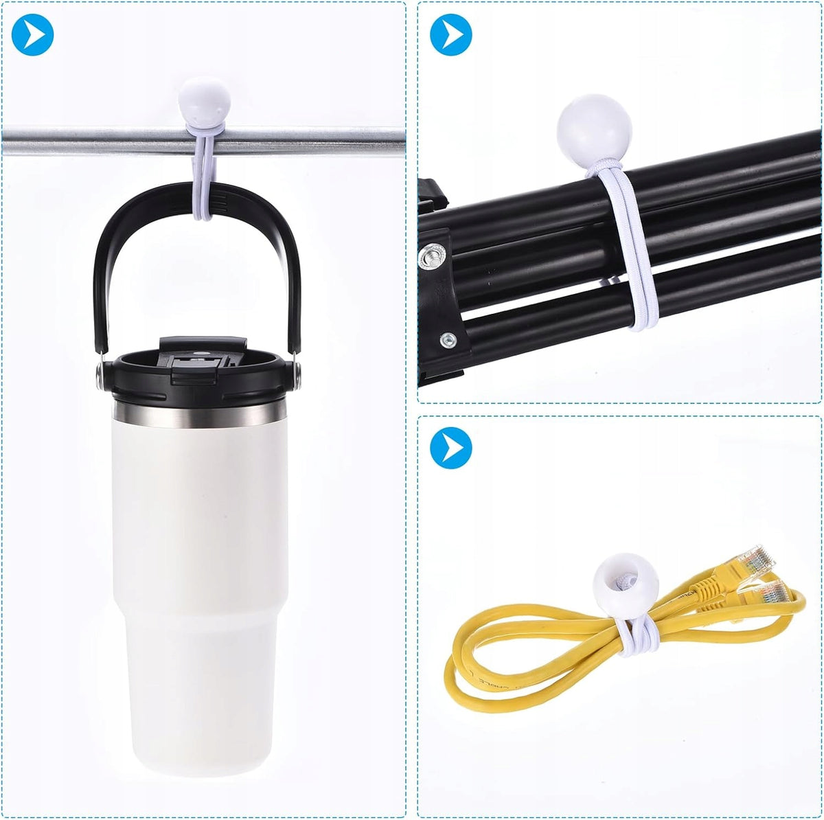 100X ELASTIC MOUNTING RUBBER STRONG ROPE BALL FOR FIXING THE PLANEDIKA Manufacturer code triwbc