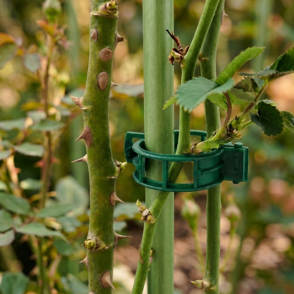 100x CLASP CLIPS FOR FIXING CUCUMBER TOMATO PLANTS FOR LIGATION Product width 3.5 cm