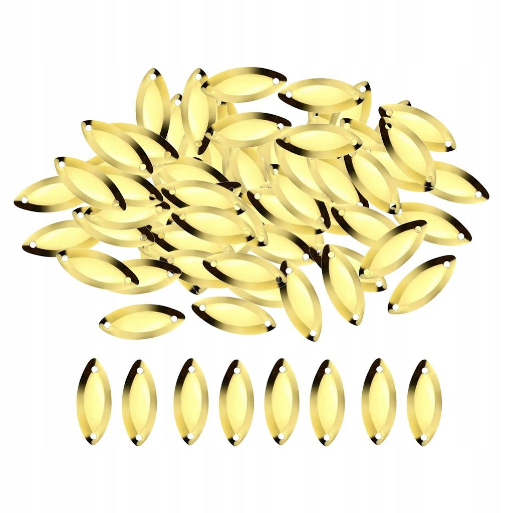 100x Fly Fishing Spoons Sequins Baits Spinnerbait Rod construction type one-piece