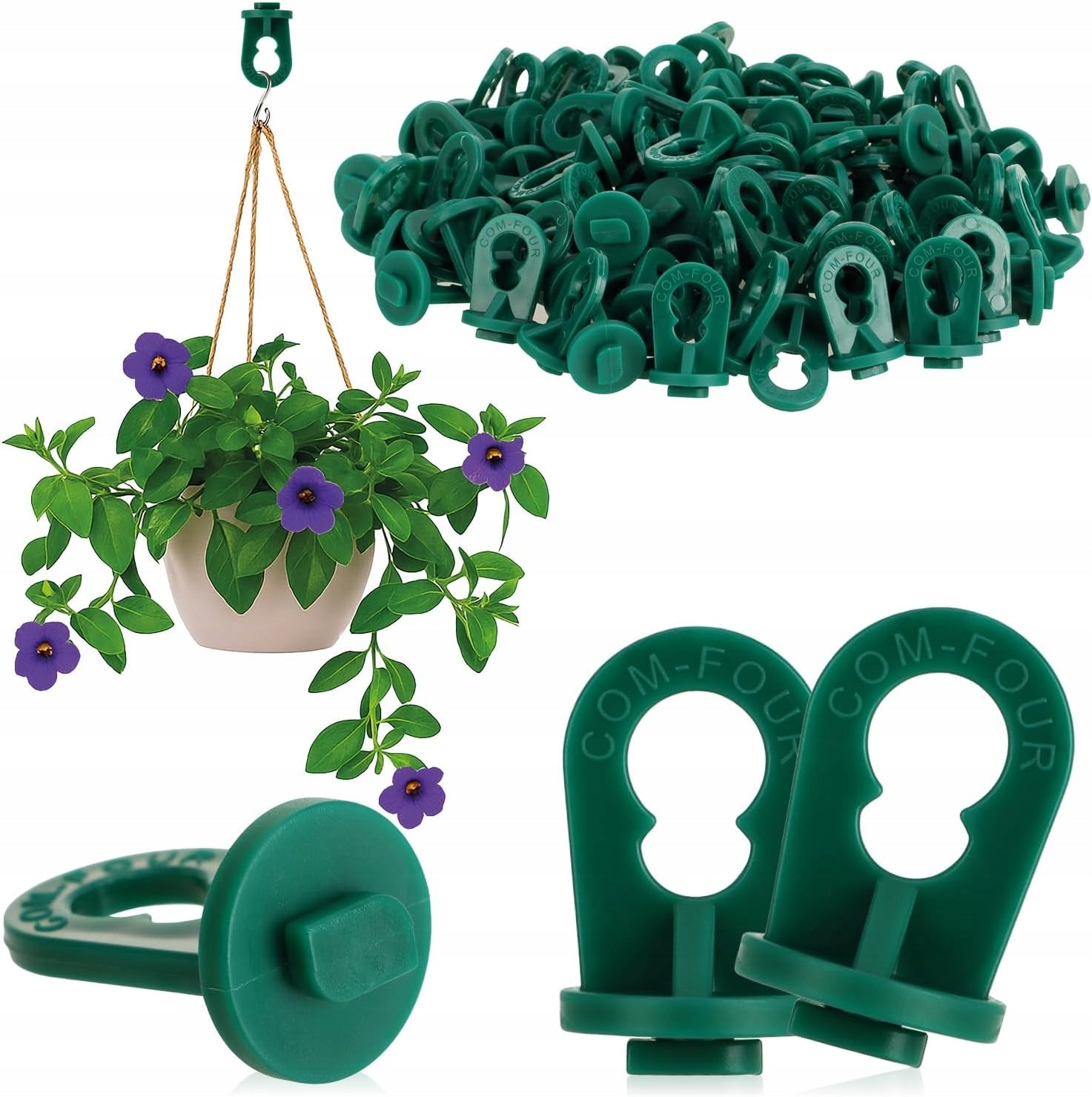 100x greenhouse clips - stable handles for plants with a large load capacity - urz Manufacturer code 358448977