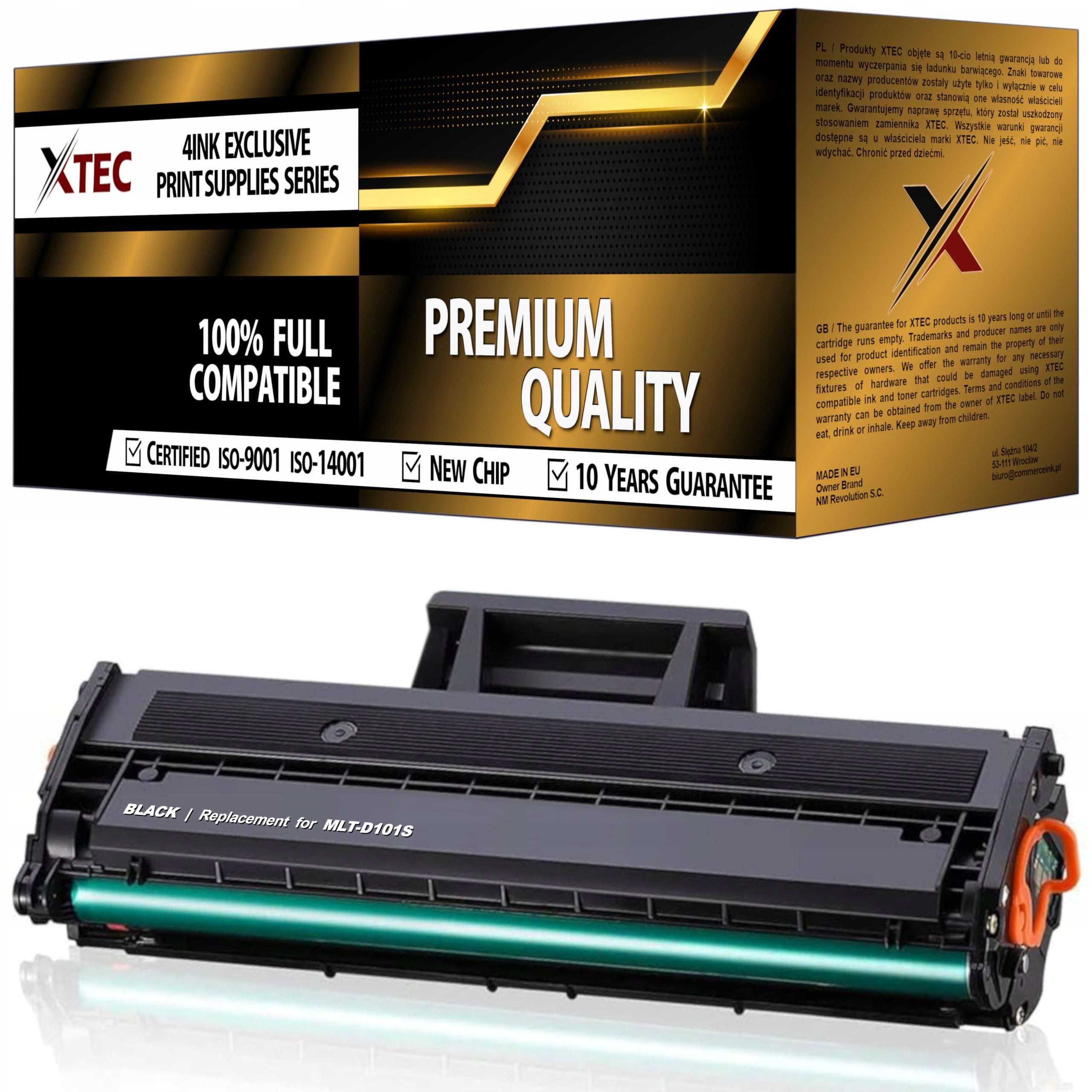 101S XL Toner Cartridge for Samsung ML2160 ML2165W SCX3400 ML-2160 SCX-3405W ML-2165W Printers