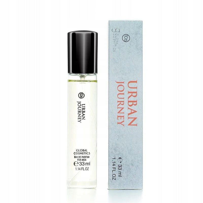 106 PERFUME MEN'S perfumes PERMANENT TRAVEL perfume URBAN JOURNEY 33ml