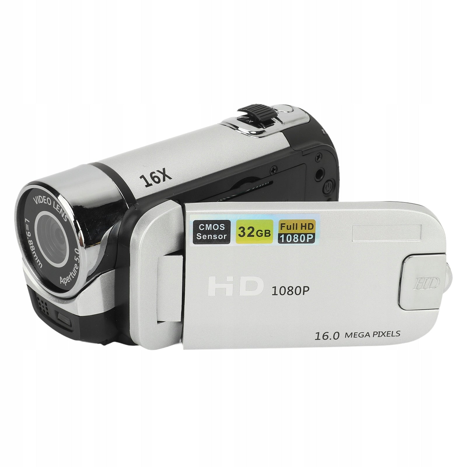 1080P 16MP DIGITAL CAMERA 2,4 INCH ROTATING SCREEN CAMERA Resolution 1 Mpx