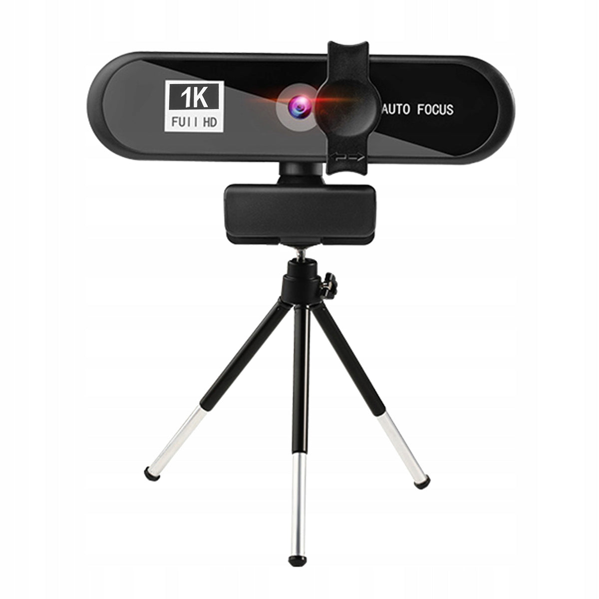 1080P 2K 4K HD Webcam Web Camera Autofocus Plug&Play w/Privacy 1k Black