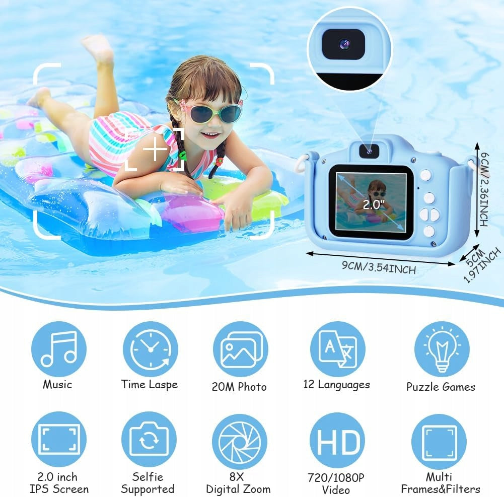 1080P DIGITAL UNICORN BABY CAMERA WITH 32GB SD CARD FOR GIFT EAN (GTIN) 0099137489093