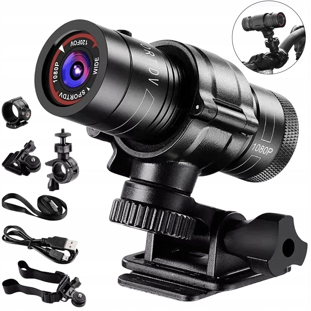 1080P Full HD 30fps Waterproof Bike Camera For Extreme Sports