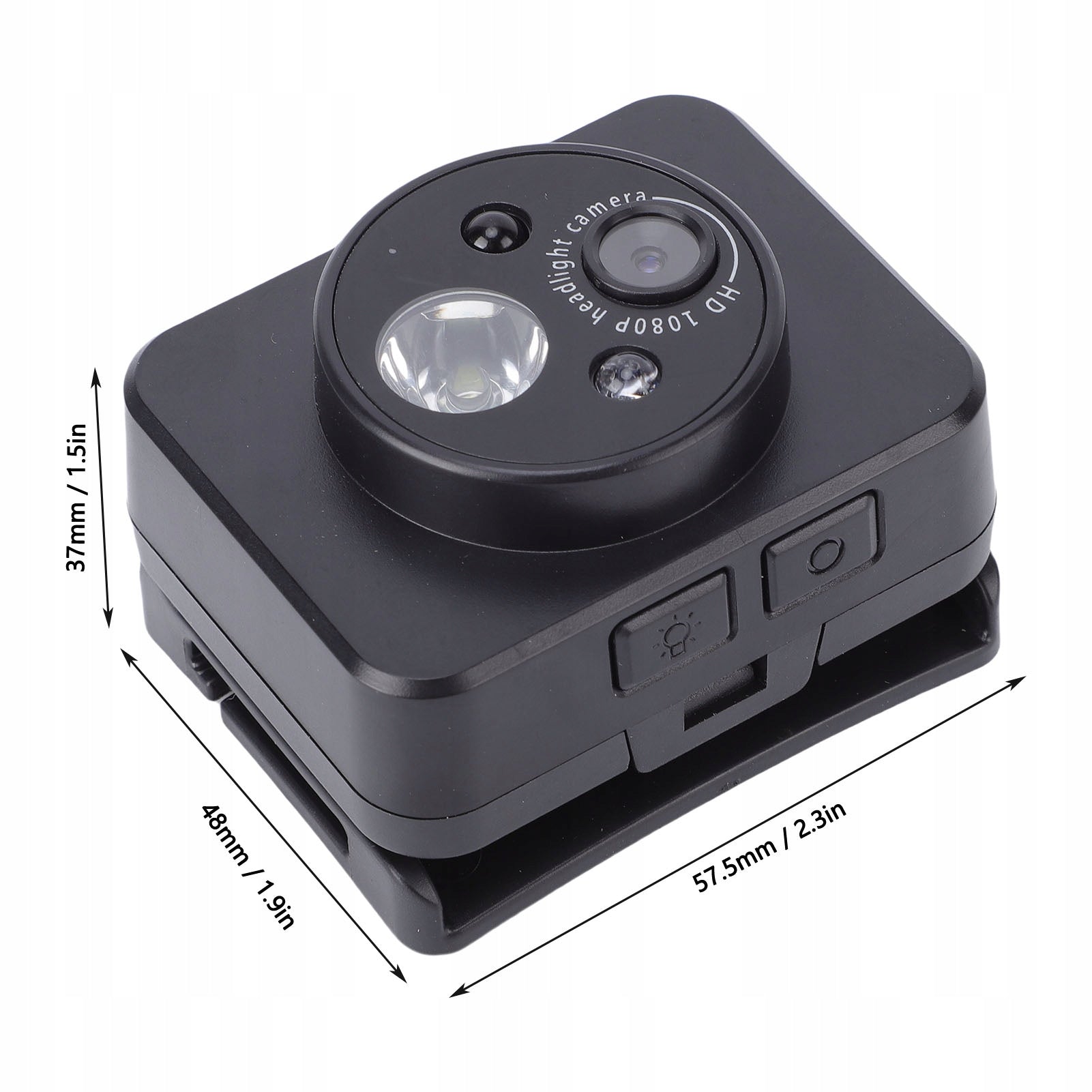 1080P HEAD MOUNTED CAMERA WITH LED LIGHT Model 2214