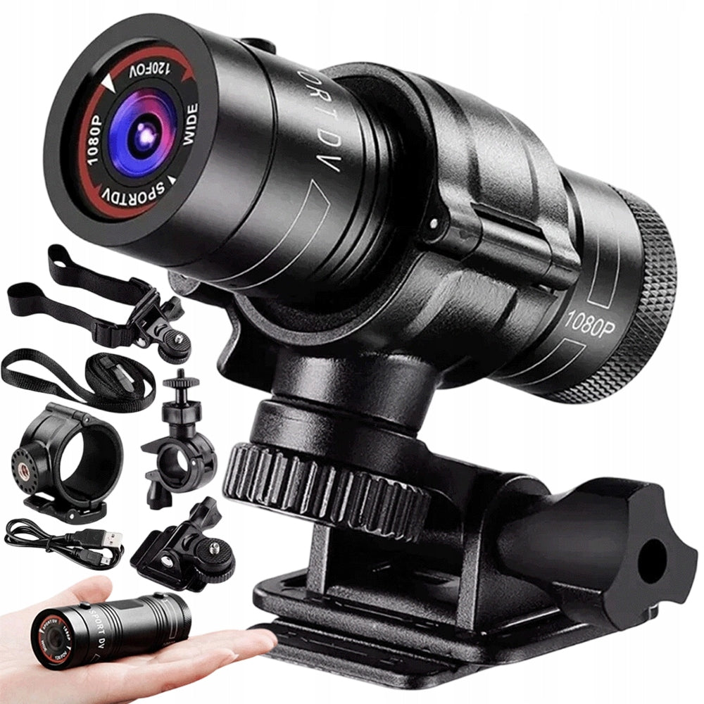 1080P SPORTS RECORDER FOR BIKE WITH CAMERA HOLDERS Built-in microphone