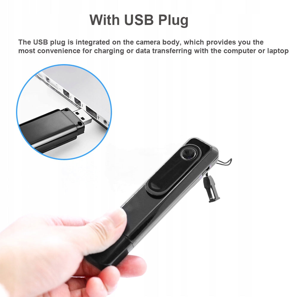 1080p video camera paper clip mini video camera QB audio recorder Model 4429FMFK