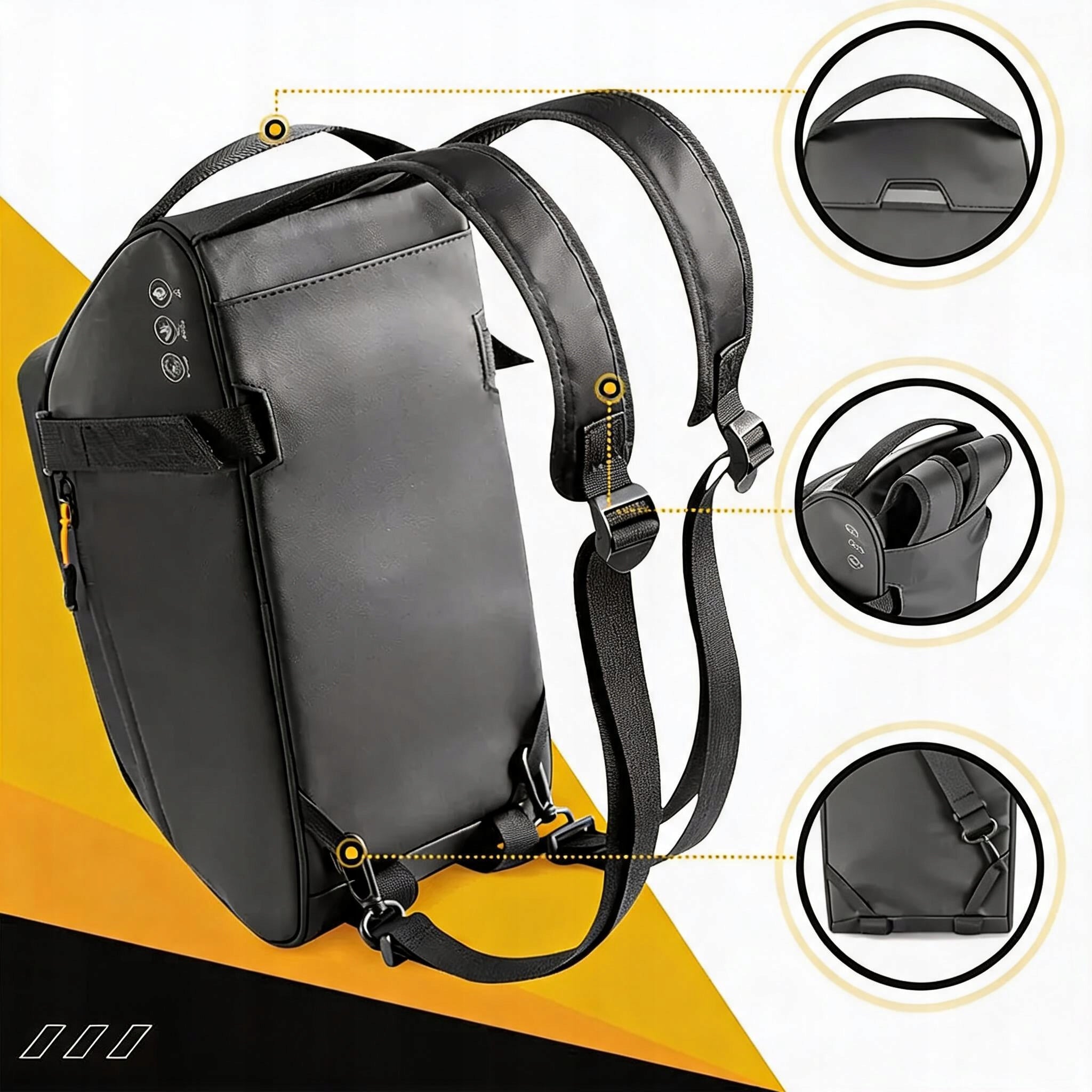 10L 900D WATERPROOF BICYCLE PANNIERS FOR BICYCLE REAR RACK Manufacturer code 5907769380570
