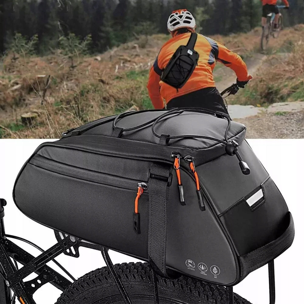 10L 900D WATERPROOF BICYCLE PANNIERS FOR BICYCLE REAR RACK Packaging status original