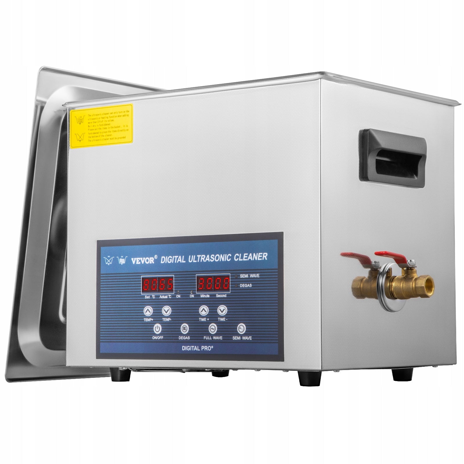 10L Ultrasonic Cleaner Dual Frequency Heater 28/40KHz Jewelry Parts