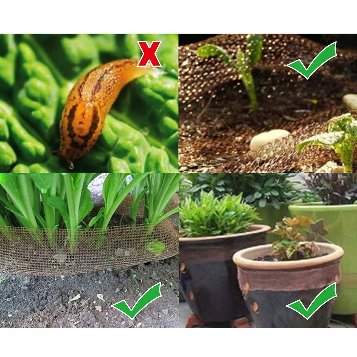 10M ANTI-SNAIL COPPER TAPE, COPPER MESH FOR GARDEN, GREENHOUSE Product weight with unit packaging 0.29 kg