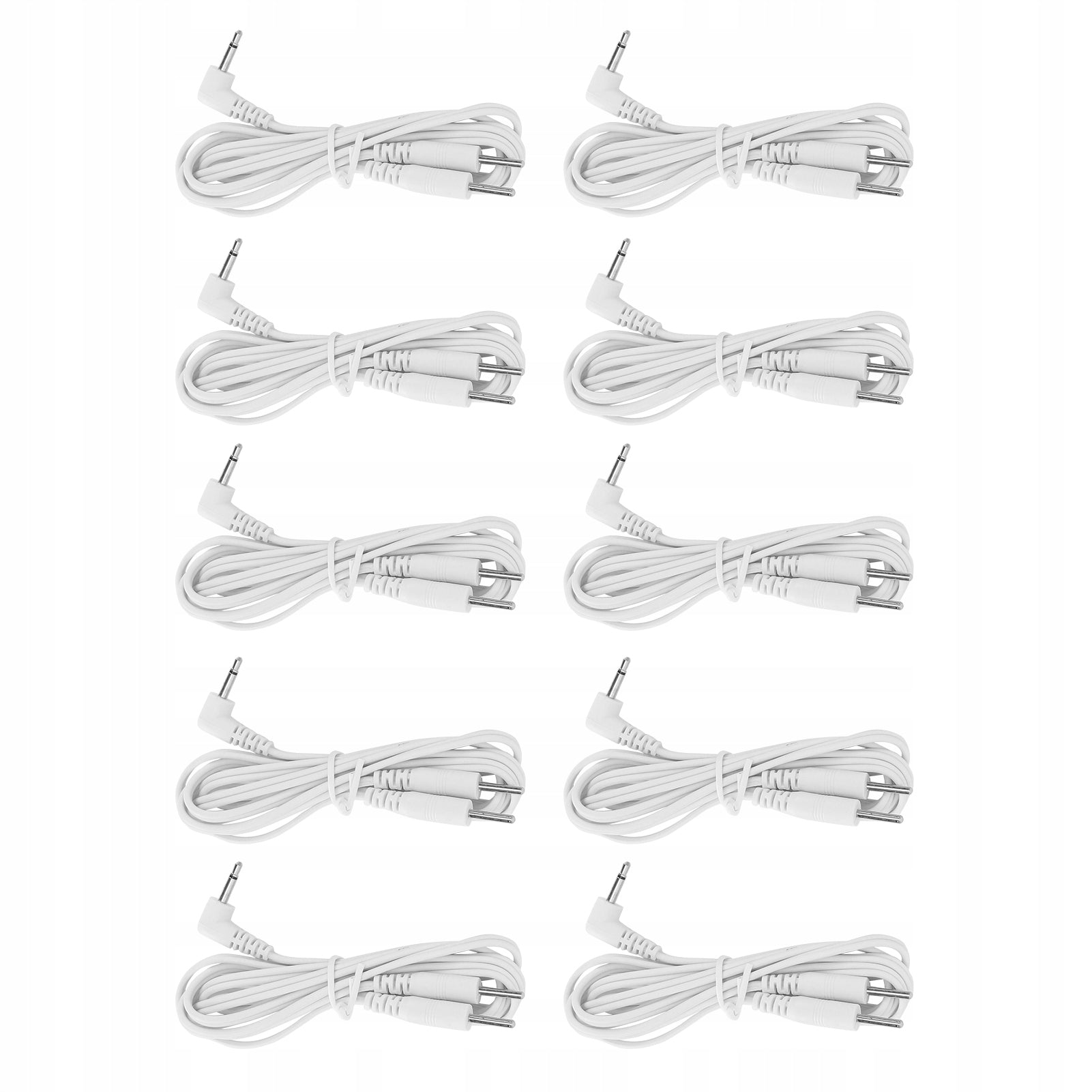 10PCS CABLES WIRES ELECTROSTIMULATOR DC 2,5MM