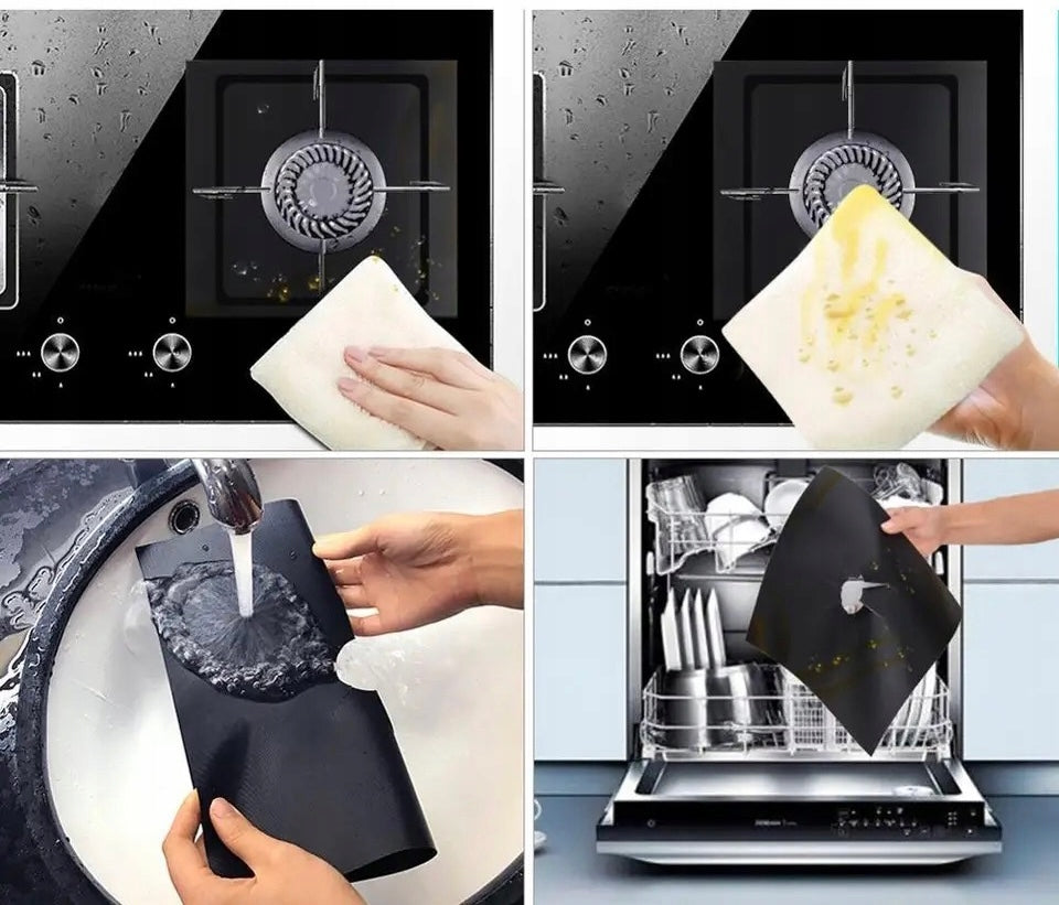 10PCS TEFLON MAT GRILL TRAY BAKING TRAY REUSABLE 10x Length 40 cm