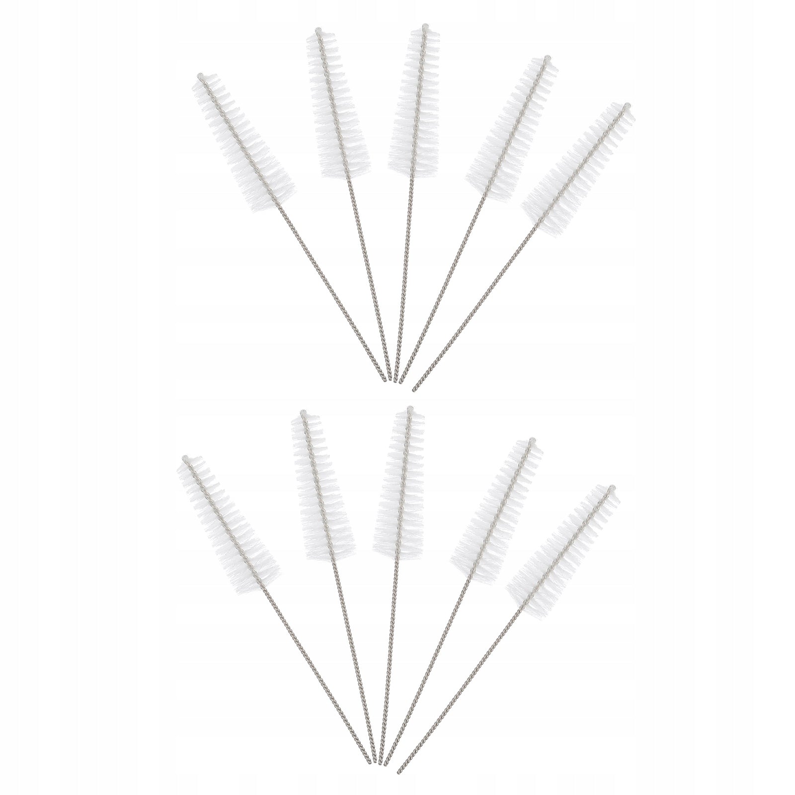10Pcs White Hearing Aid Cleaning Brush for Vent and Tube Care Manufacturer of a medical device NA