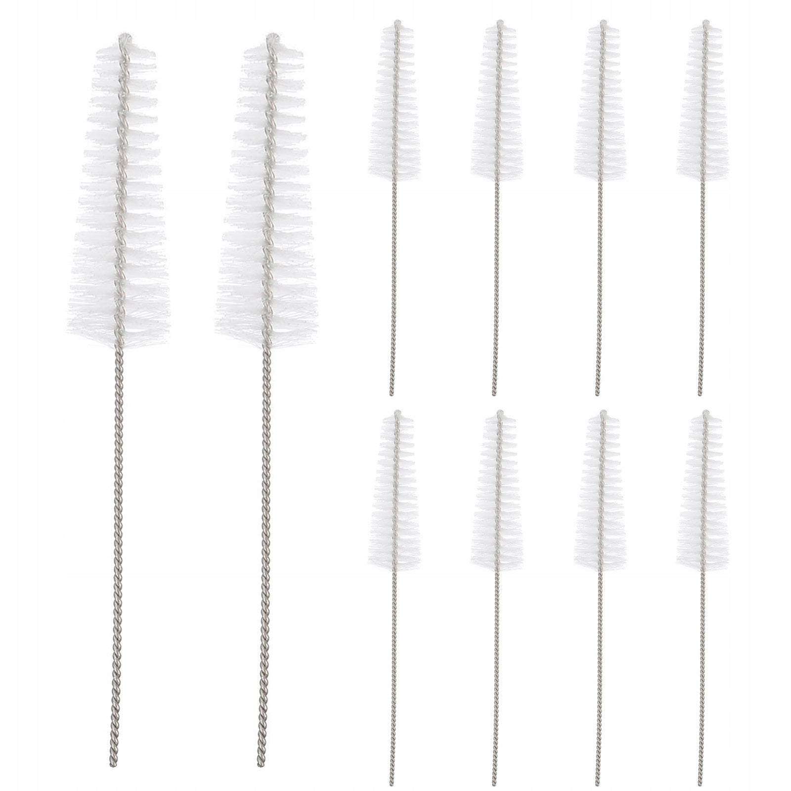 10Pcs White Hearing Aid Cleaning Brush for Vent and Tube Care Medical device yes