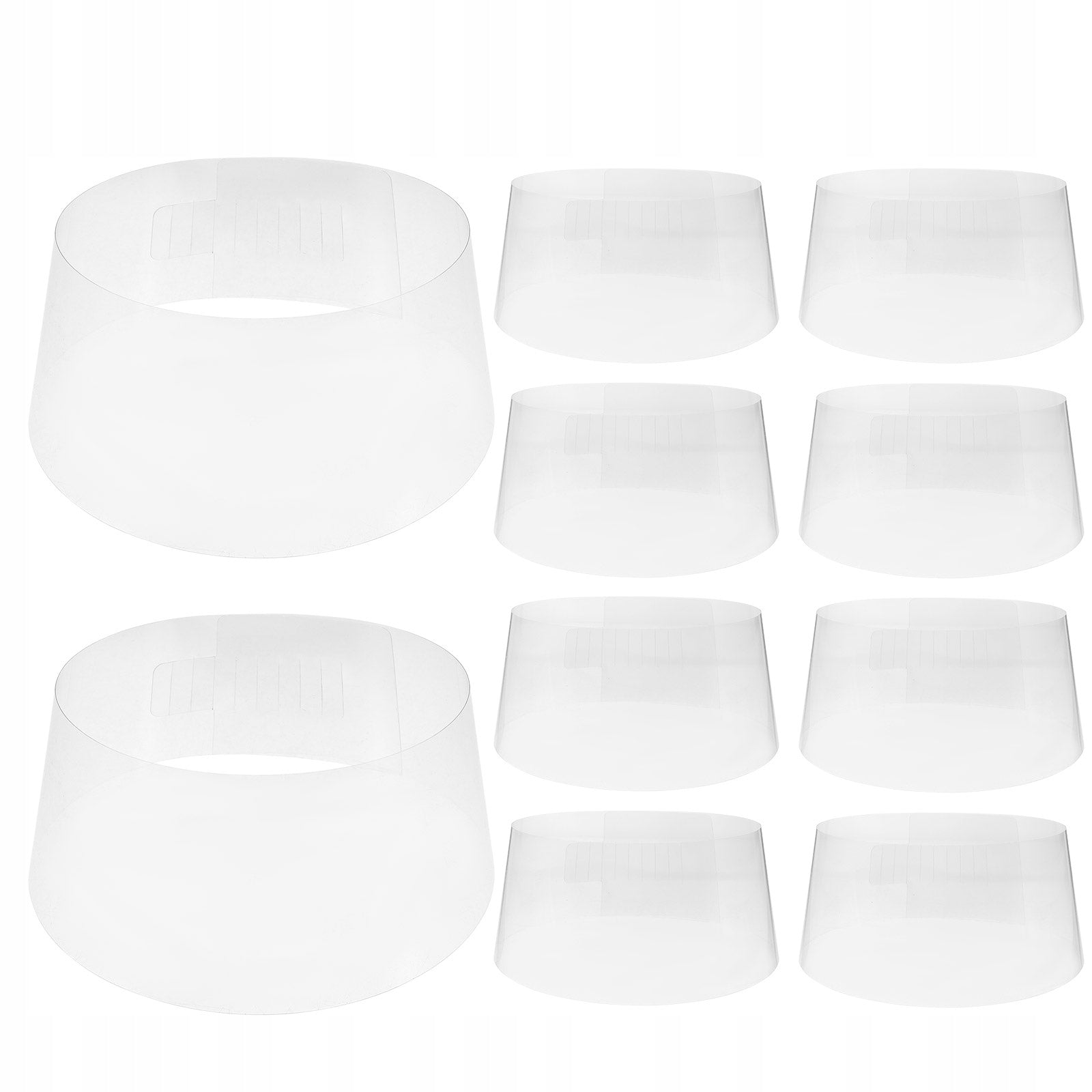 10SZT PLASTIKOWE WKŁADKI DO CZAPEK, TRWAŁE I GŁADKIE PODPARCIE EAN (GTIN) 4894931225382