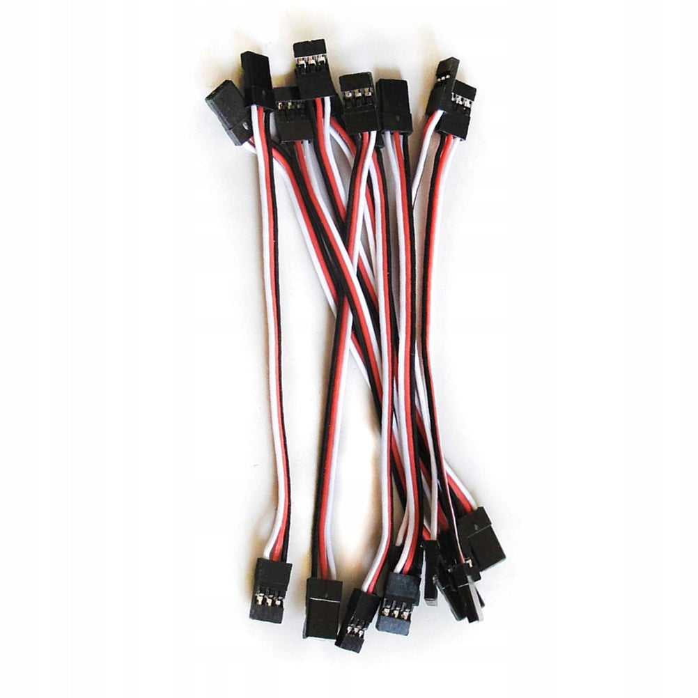 10SZT SERVO LEAD MALE TO MALE DO QUADCOPTERA KOLOROWE PRZEWODY