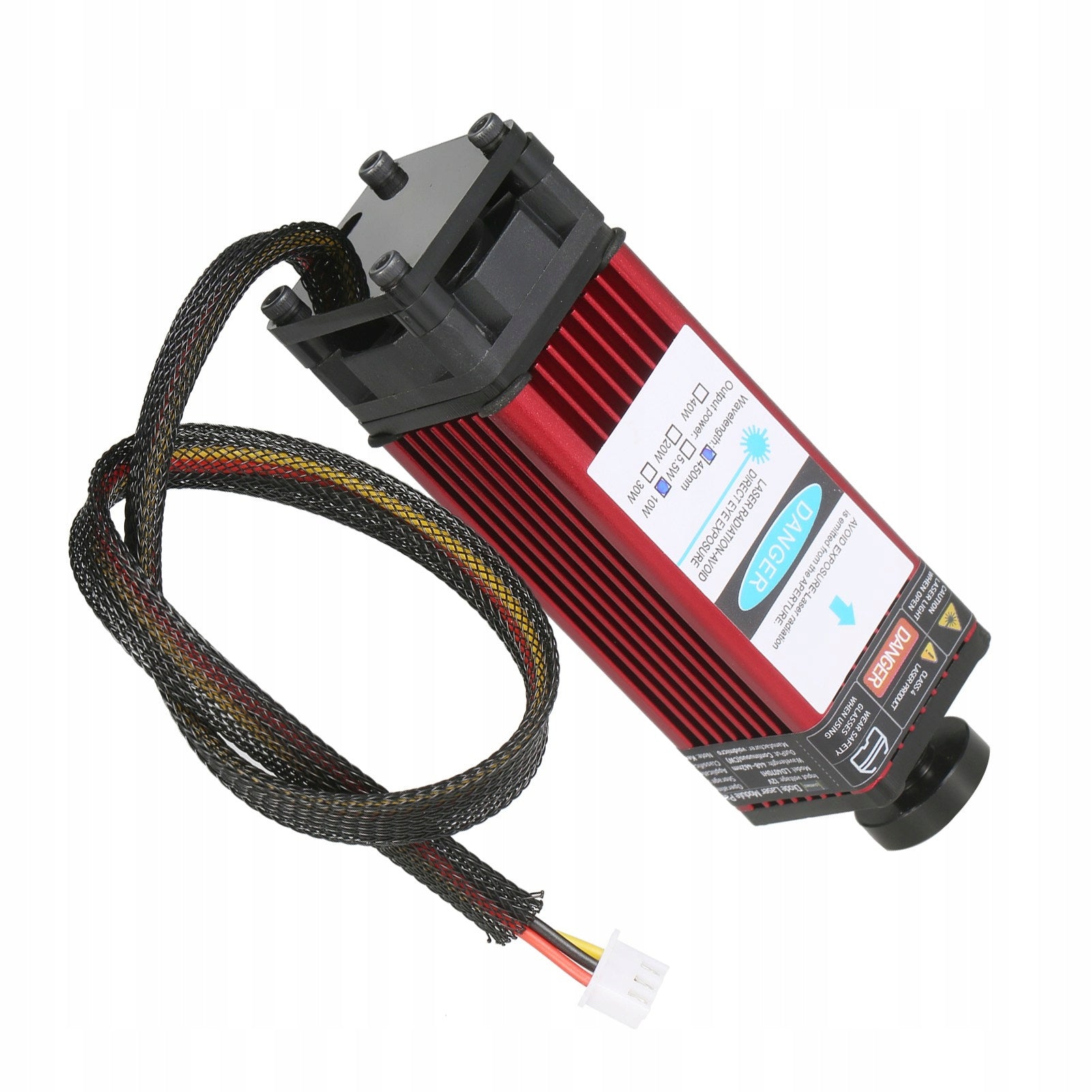 10W Laser Module 450nm Laser Head Engraving Adjustable IU