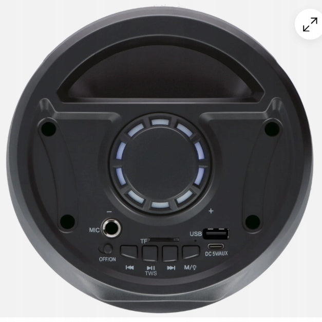 10W Portable Bluetooth Speaker – RGB LED, TWS, USB/SD/AUX/Radio GRUNDIG Packaging status original
