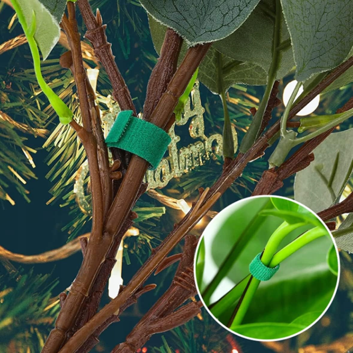 10X Gardening Tape Velcro For Binding Tomatoes Plant Binding NEXA Color green