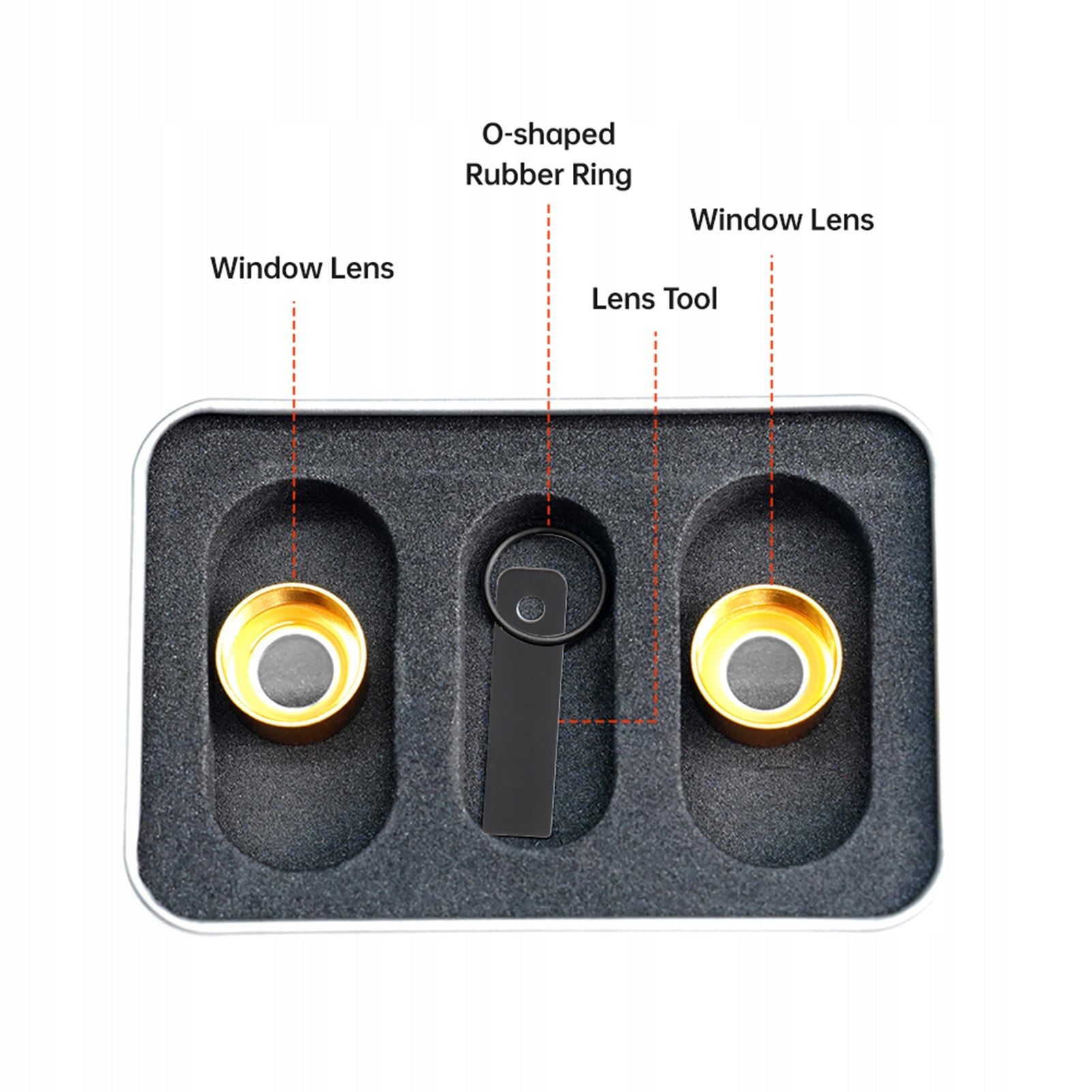 10mm 2PCS window head replacement lens suitable for alpha/T0 Brand no brand