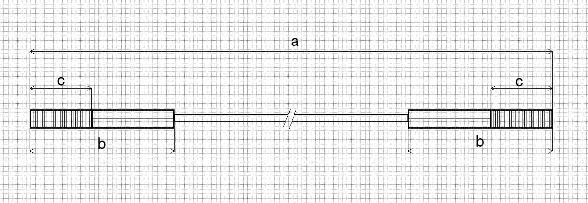 10mm rope for two-column lift to size screw M16 thread up to 25 cm Brand no brand