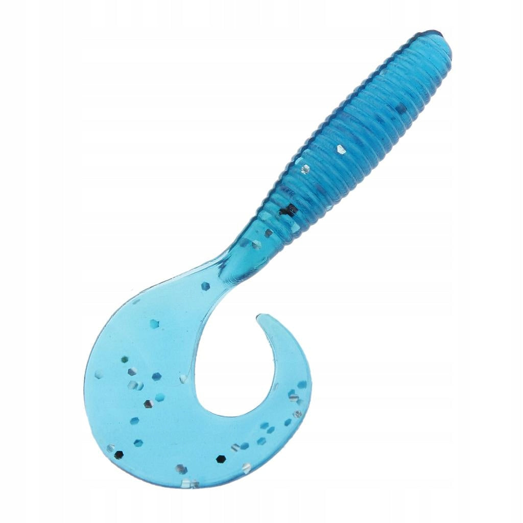10pcs Maggot Grub Lure Worm Fishing Lures Soft Grubs for Sea River Lake Manufacturer code Hellery-54002055