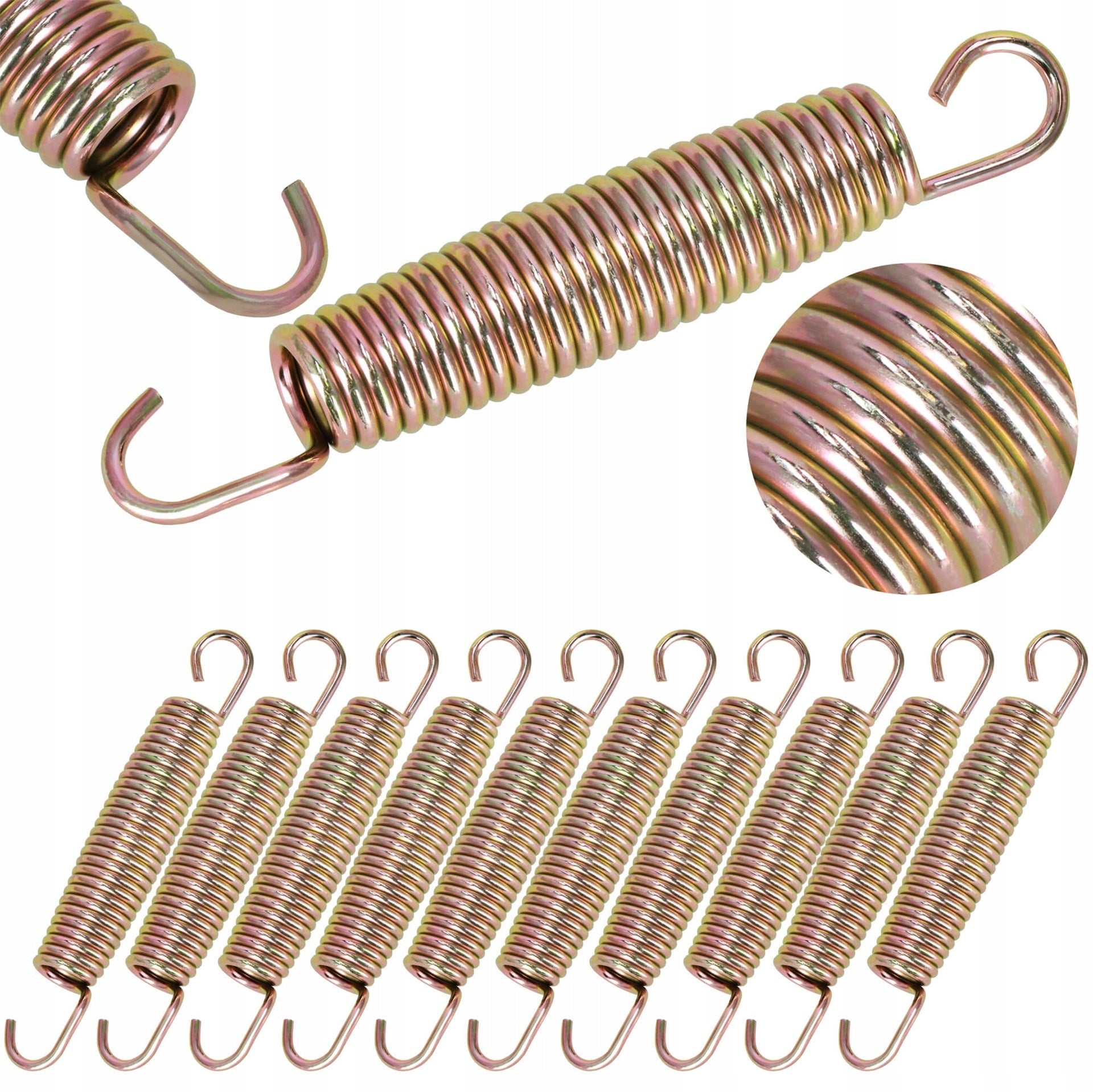 10pcs TRAMPOLINE SPRINGS 13,5cm 135mm BARREL 8FT 10FT 244 312 366