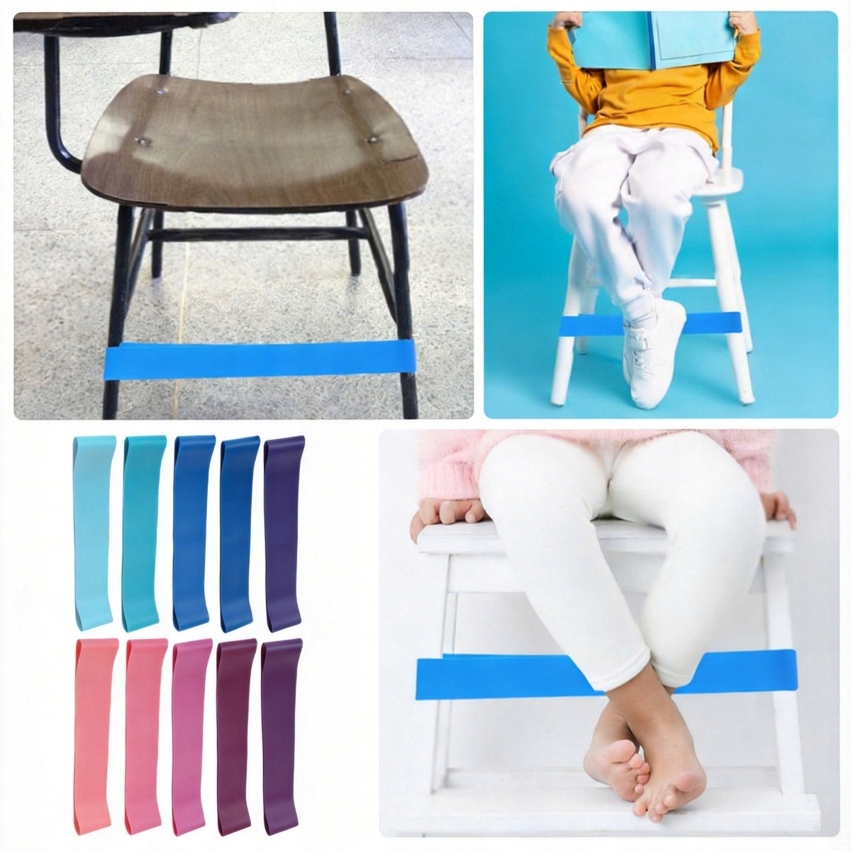 10pcs children's chair straps, stretching straps, resistance exercises Brand no brand