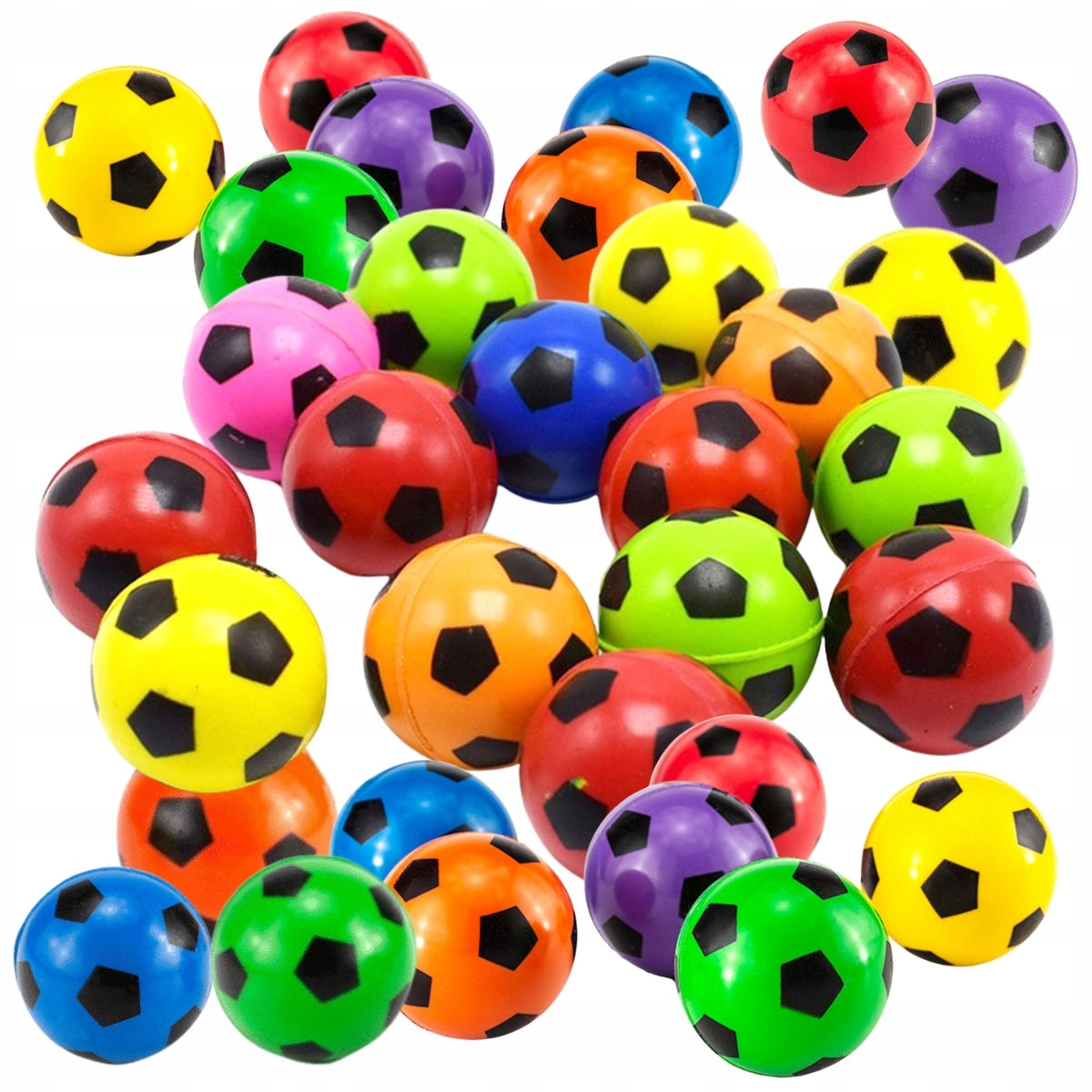 10x BALL RUBBER BALL FOOTBALL JUMPING SENSORY 27mm Kind rubber