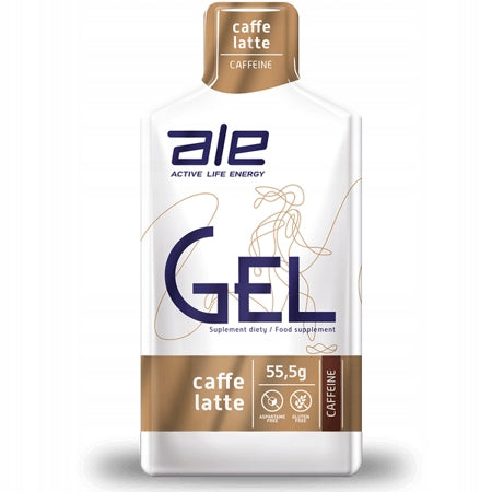 10x Energy Gel ALE ENERGY 55,5g caffe latte energy gel coffee Expiration date at least six months from the date of purchase