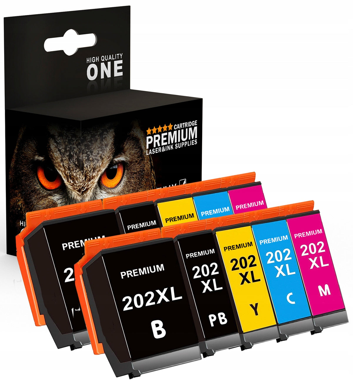 10x INK FOR EPSON 202XL PRINTER XP-6000 XP-6005 XP-6100 XP-6105