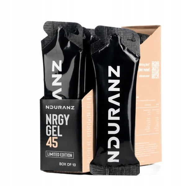 10x NRGY GEL 45 NDURANZ 75G PEACH LIMITED