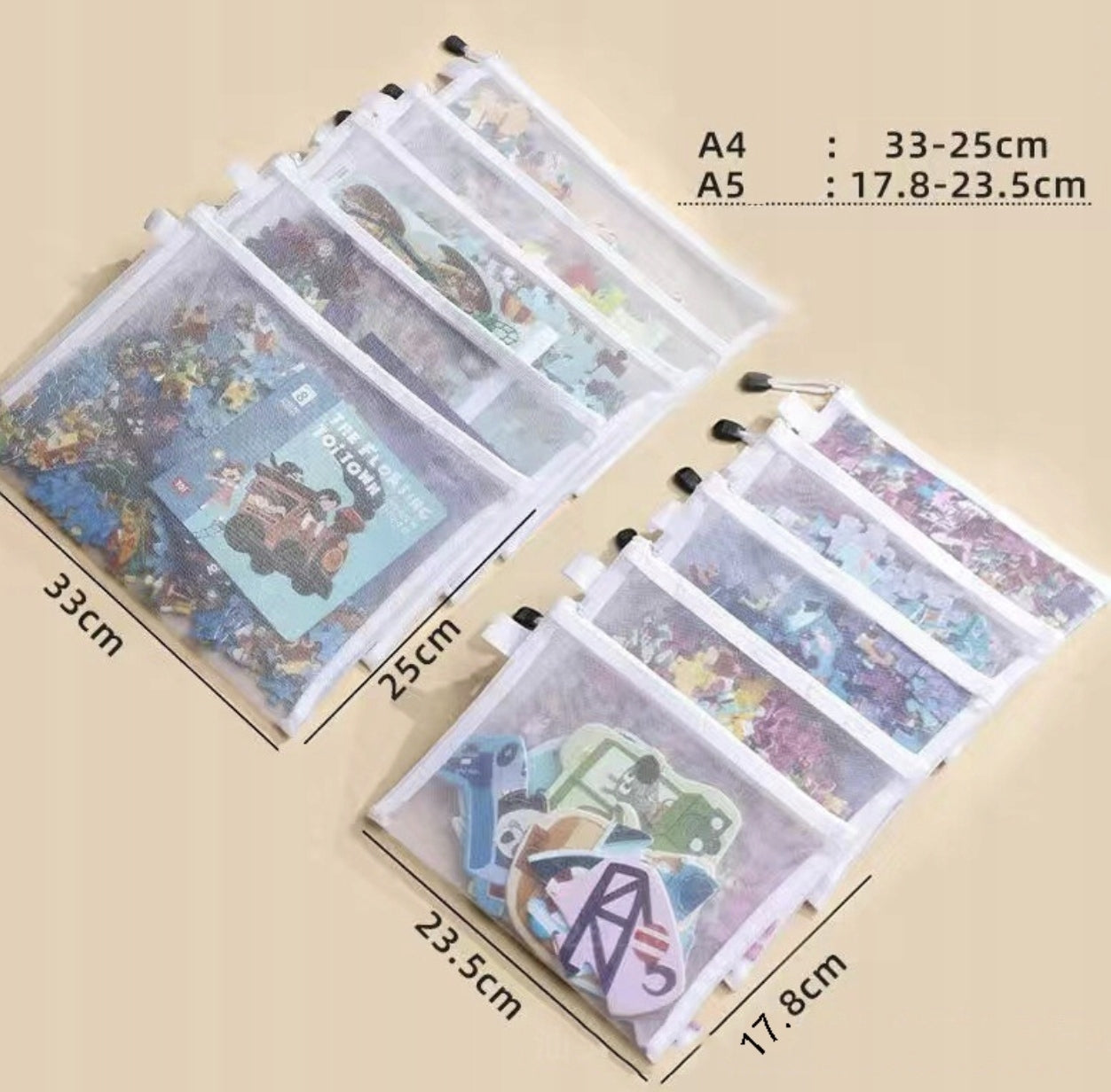 10x ORGANIZER BAG POUCH BLOCK CONTAINER LEGO TOYS PUZZLE PENS Packaging status original