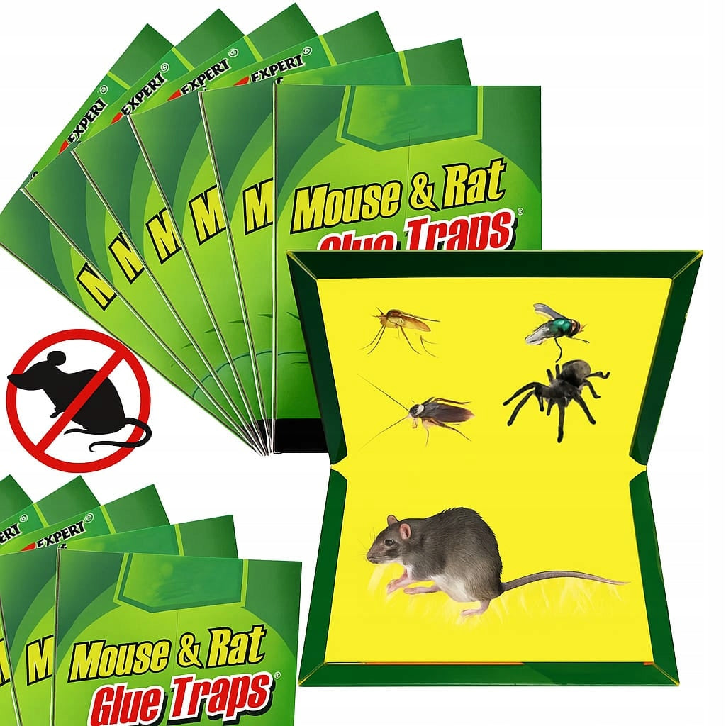 10x STICK TRAP GLUE MOUSE PAW RATS MOUSETRAP 10PCS STRONG XL