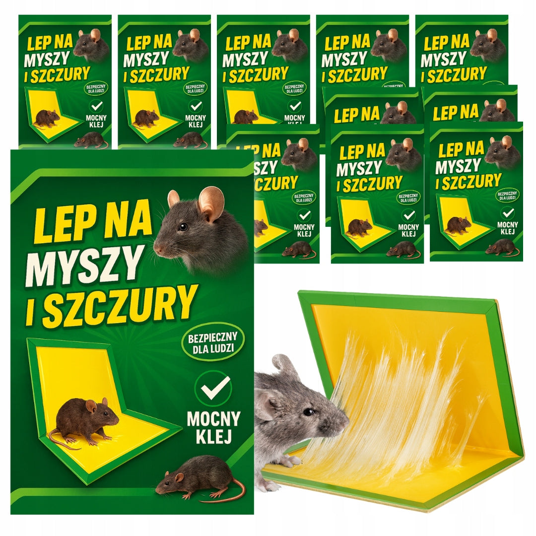 10x STRONG MOUSE STICK TRAP GLUE PAW RATS MOUSETRAP DERATIZATION