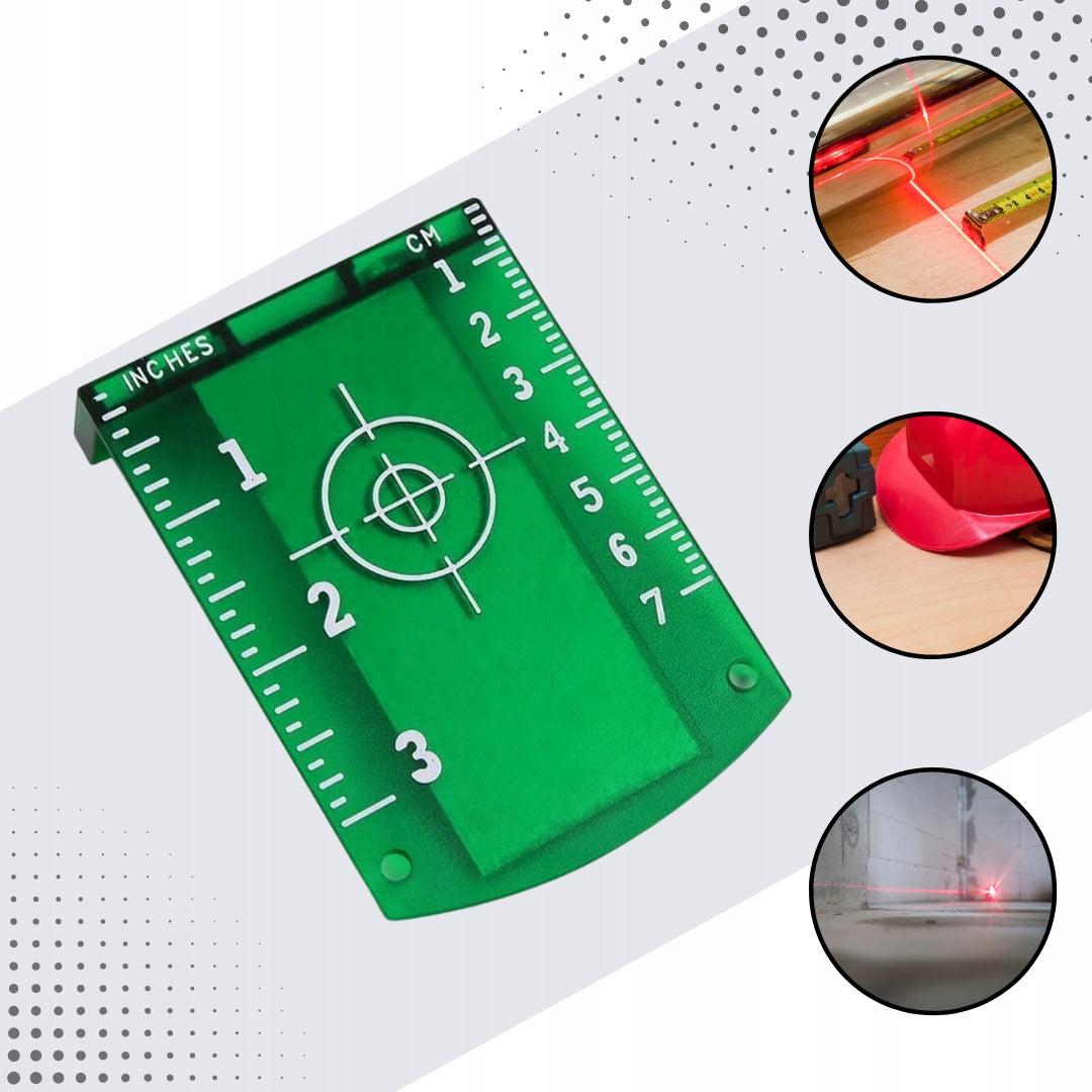 10x7 AIMING DISC FOR CROSS LASER LEVEL MAGNETIC PLATE Manufacturer code płytka celownicza do poziomicy laserowej