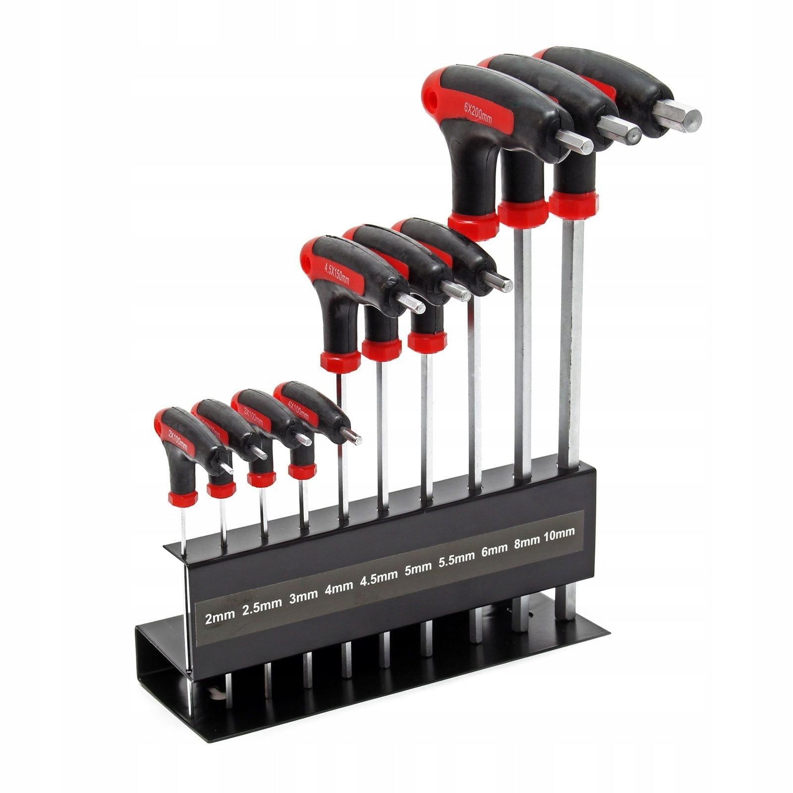 11 Partial set of Allen T keys on the stand