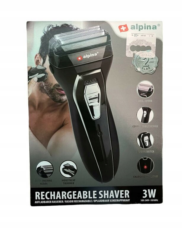 110. CORDLESS SHAVER ALPINA DOUBLE HEADS